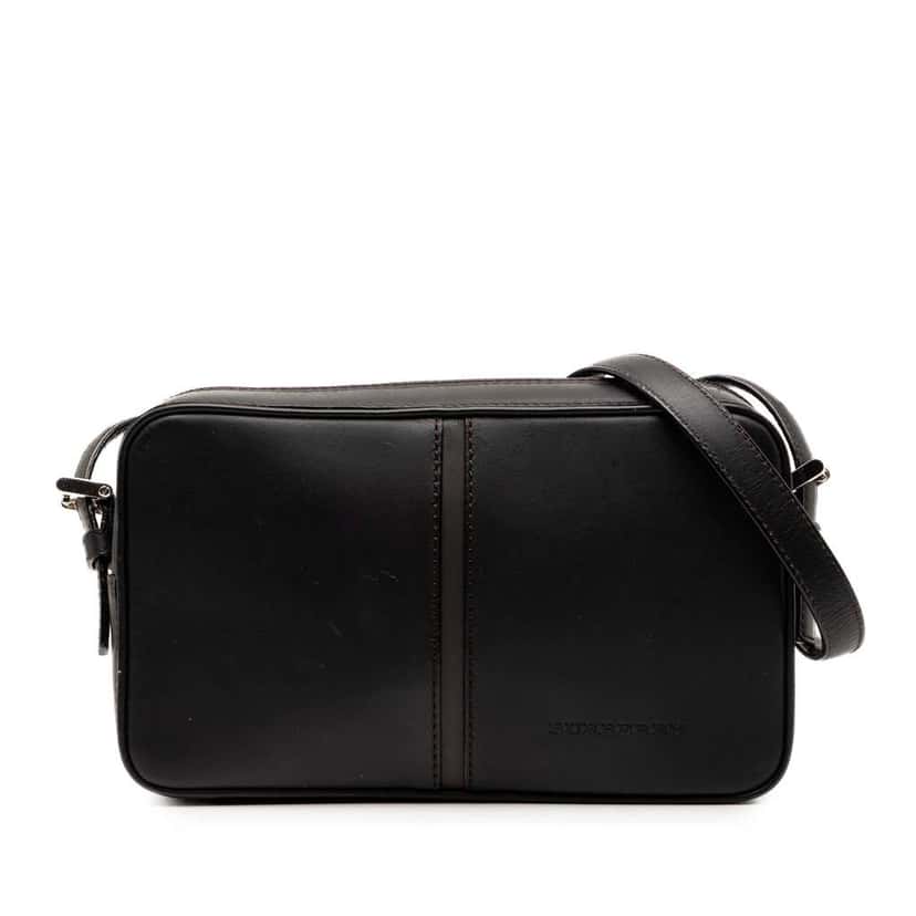 Burberry Leather Crossbody Brown Leather Good condition - Front View