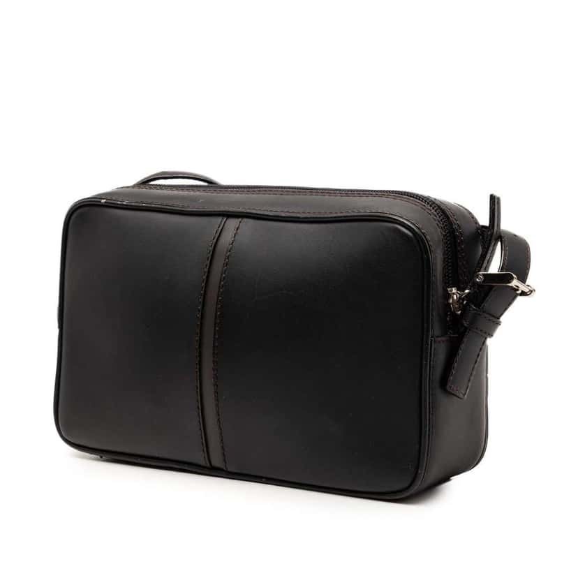 Burberry Leather Crossbody Brown Leather Good condition - Back View