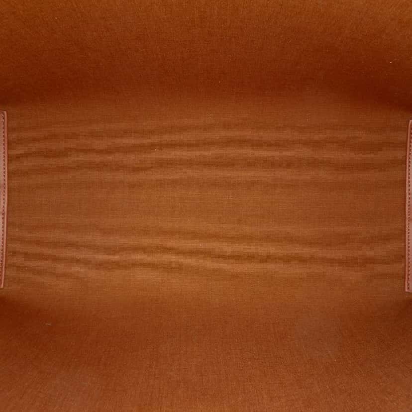 Celine Triomphe Coated Canvas and Calfskin Soft Shopper Bag Brown Canvas Good condition - Model View