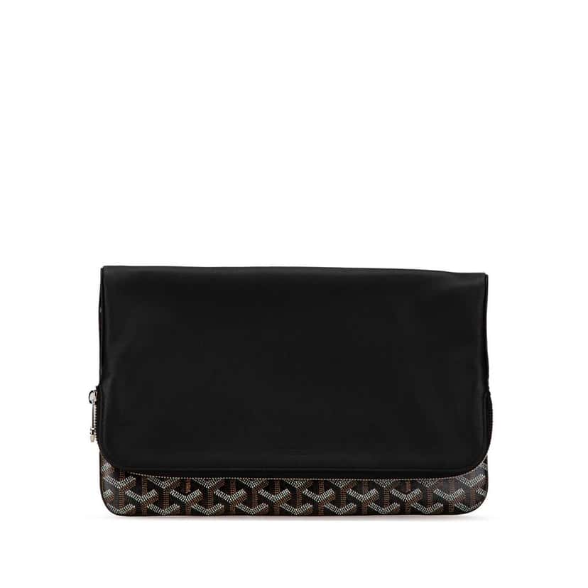 Goyard Goyardine Sainte Marie Black Canvas Good condition - Front View