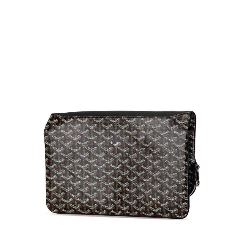 Goyard Goyardine Sainte Marie Black Canvas Good condition - Back View