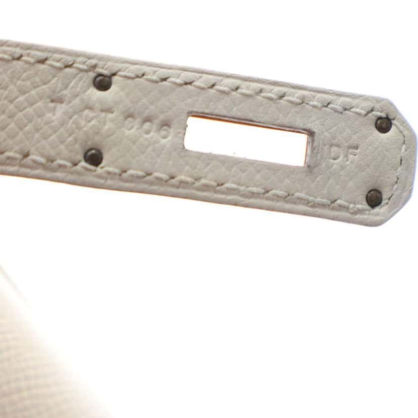 Hermès Epsom Birkin Retourne 30 White Leather Good condition - Box View