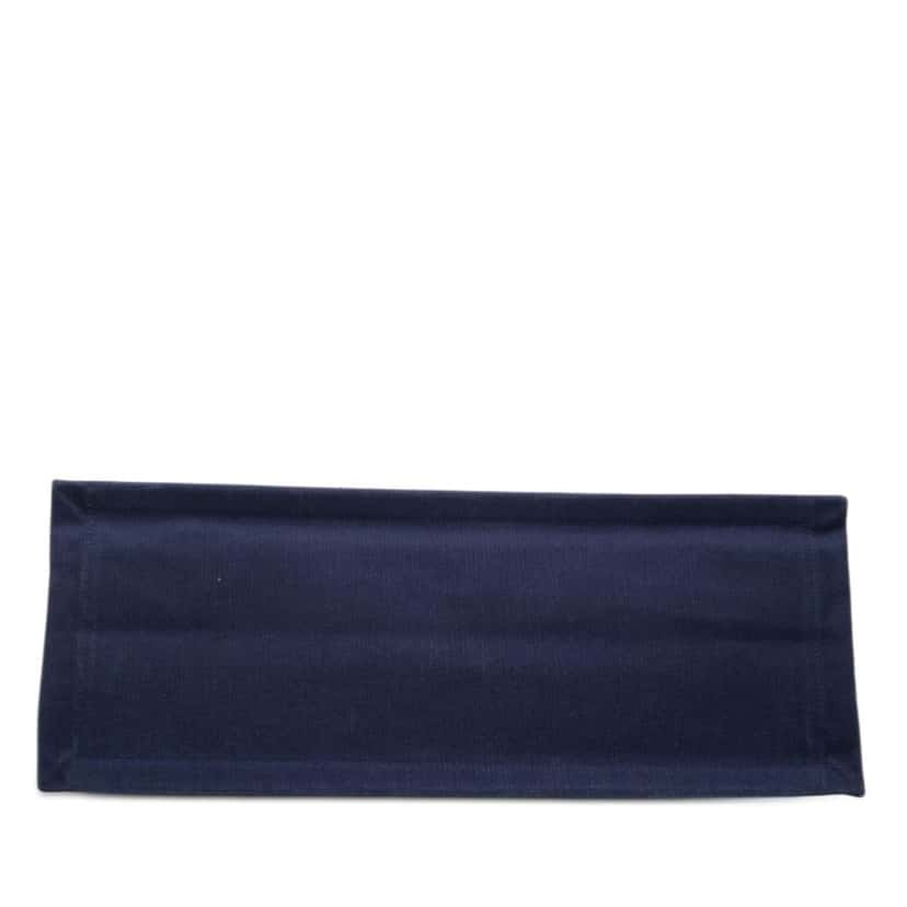 Saint Laurent Large Canvas Rive Gauche Tote Blue Canvas Good condition - Inside View