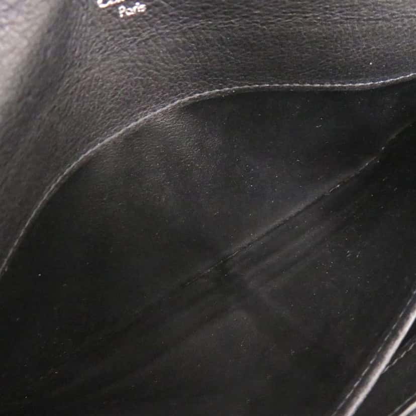 Cartier Patent Happy Birthday Long Wallet Black Leather Good condition - Box View