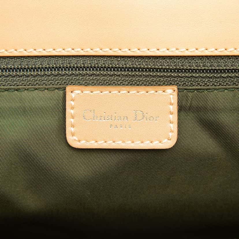 Dior Diorissimo Trotter Canvas Double Pocket Tote Green Canvas Good condition - Box View