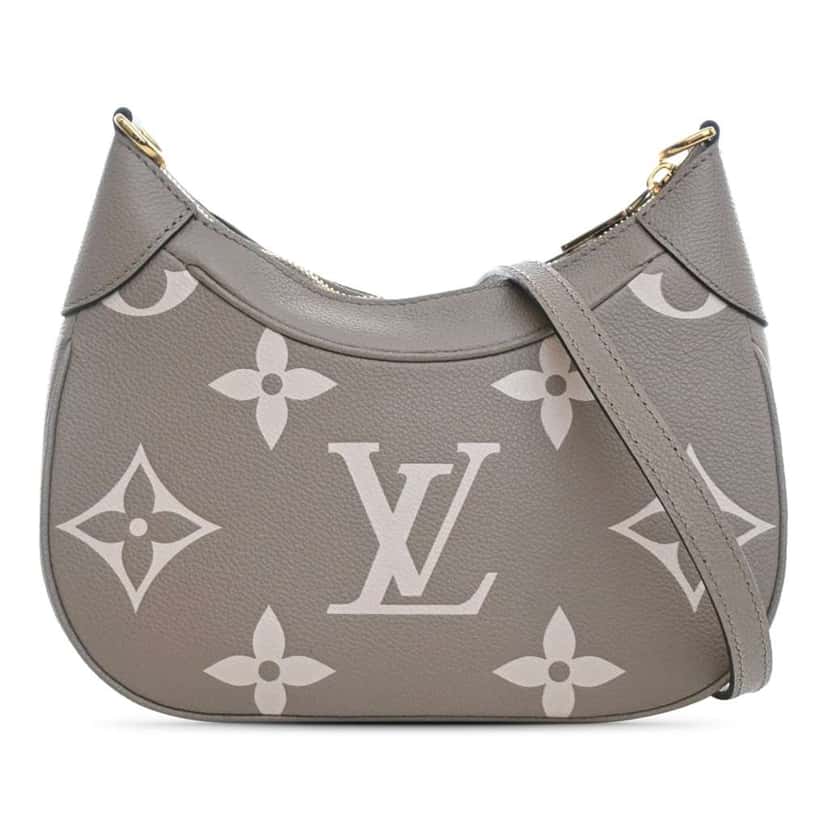 Louis Vuitton Bicolor Monogram Empreinte Bagatelle Brown Leather Good condition - Front View
