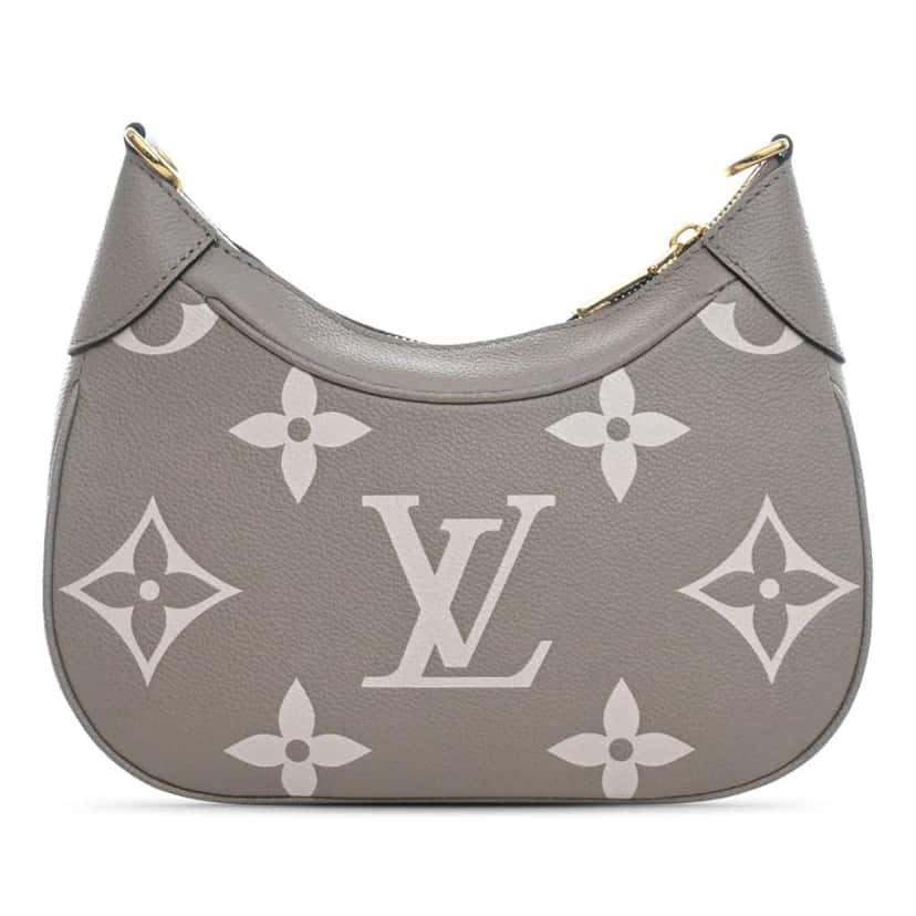 Louis Vuitton Bicolor Monogram Empreinte Bagatelle Brown Leather Good condition - Back View