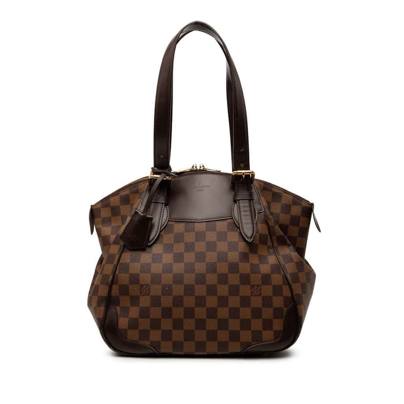 Louis Vuitton Damier Ebene Verona MM Brown Good condition - Front View