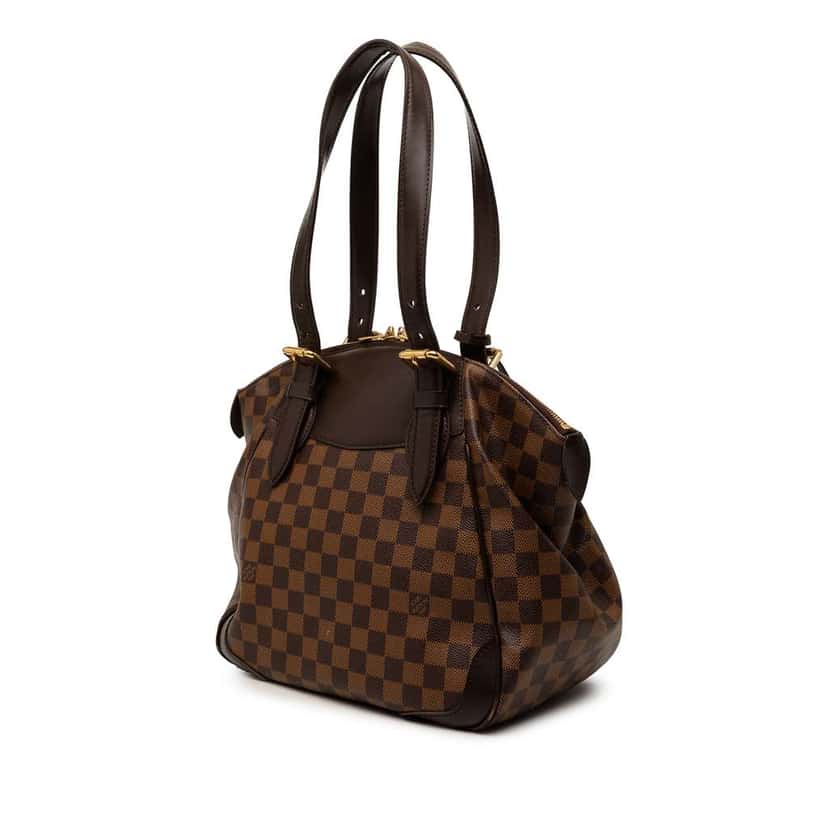 Louis Vuitton Damier Ebene Verona MM Brown Good condition - Back View