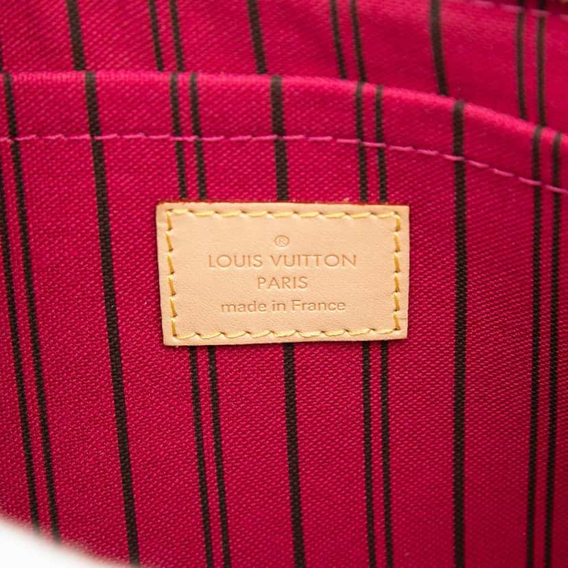 Louis Vuitton Monogram Neverfull MM Pouch Brown Good condition - Box View