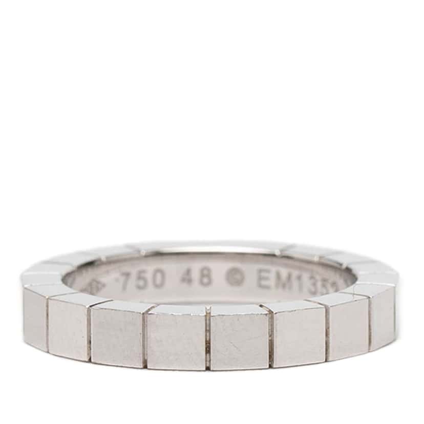 Cartier 18K White Gold Lanieres Ring Silver White Gold Good condition - Inside View