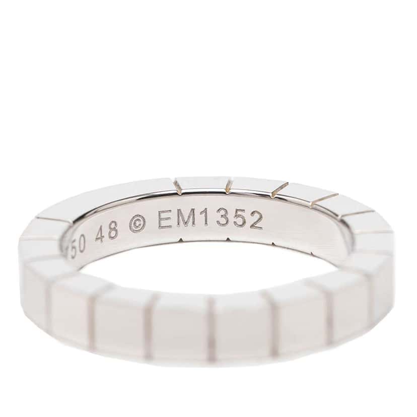 Cartier 18K White Gold Lanieres Ring Silver White Gold Good condition - Model View