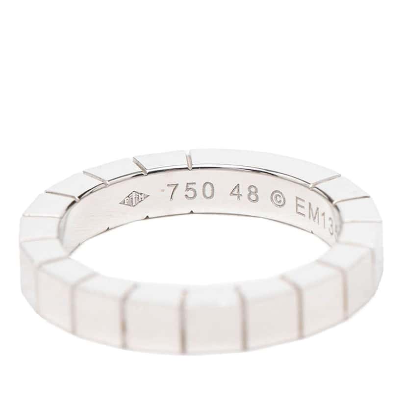 Cartier 18K White Gold Lanieres Ring Silver White Gold Good condition - Box View