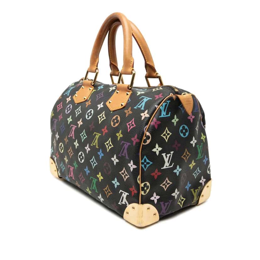 Louis Vuitton Monogram Multicolore Speedy 30 Black Good condition - Back View