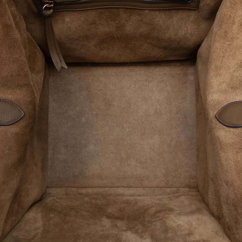 Celine Medium Leather Phantom Luggage Tote Brown Leather Good condition - Model View