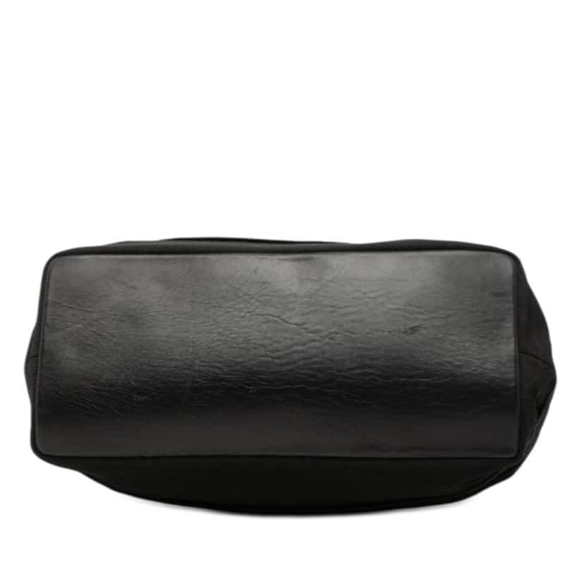 Salvatore Ferragamo Nylon Tiered Grosgrain Shoulder Bag Black Good condition - Inside View