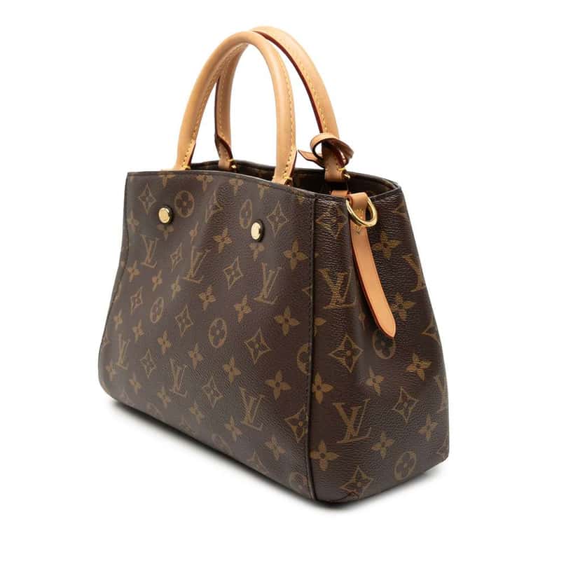 Louis Vuitton Monogram Montaigne BB Brown Good condition - Back View