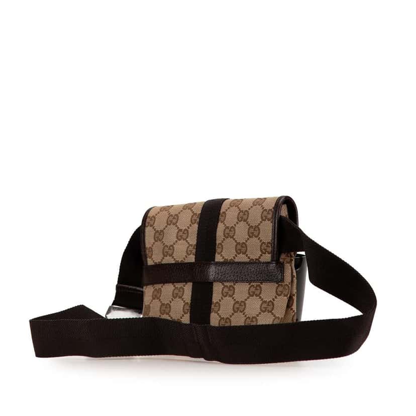 Gucci GG Canvas Belt Bag Beige Good condition - Back View
