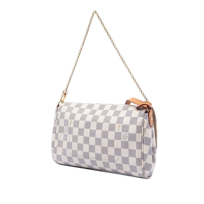 Louis Vuitton Damier Azur Favorite MM White Good condition - Back View