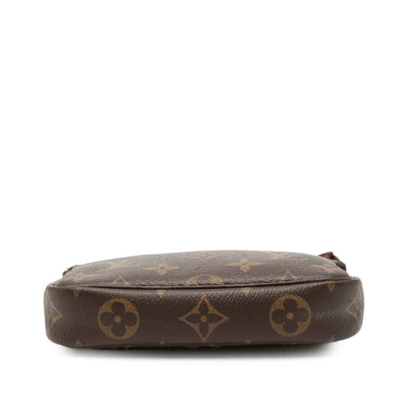 Louis Vuitton Monogram Mini Pochette Accessoires Brown Very good condition - Inside View