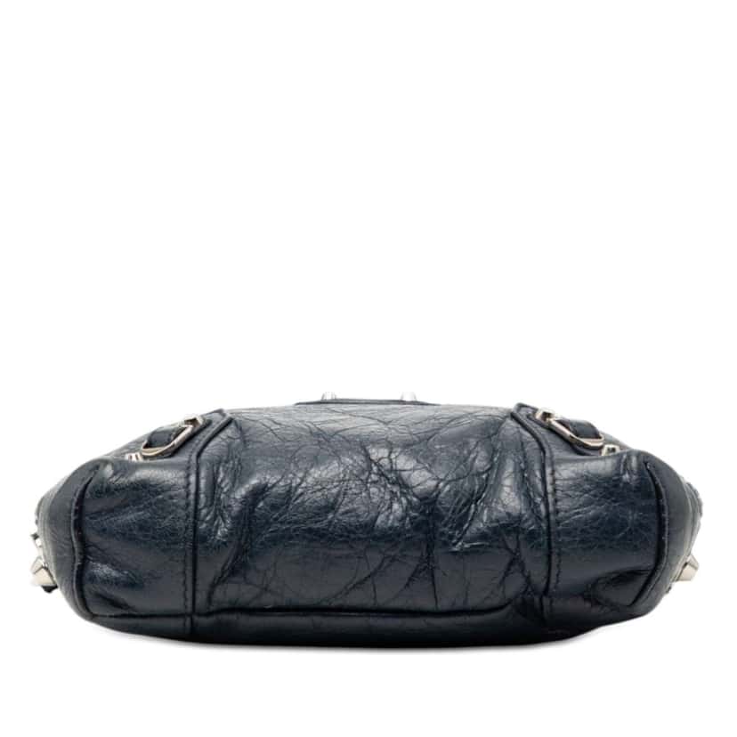 Balenciaga Lambskin Motocross Classic Reporter XS Blue Leather Very good condition - Inside View