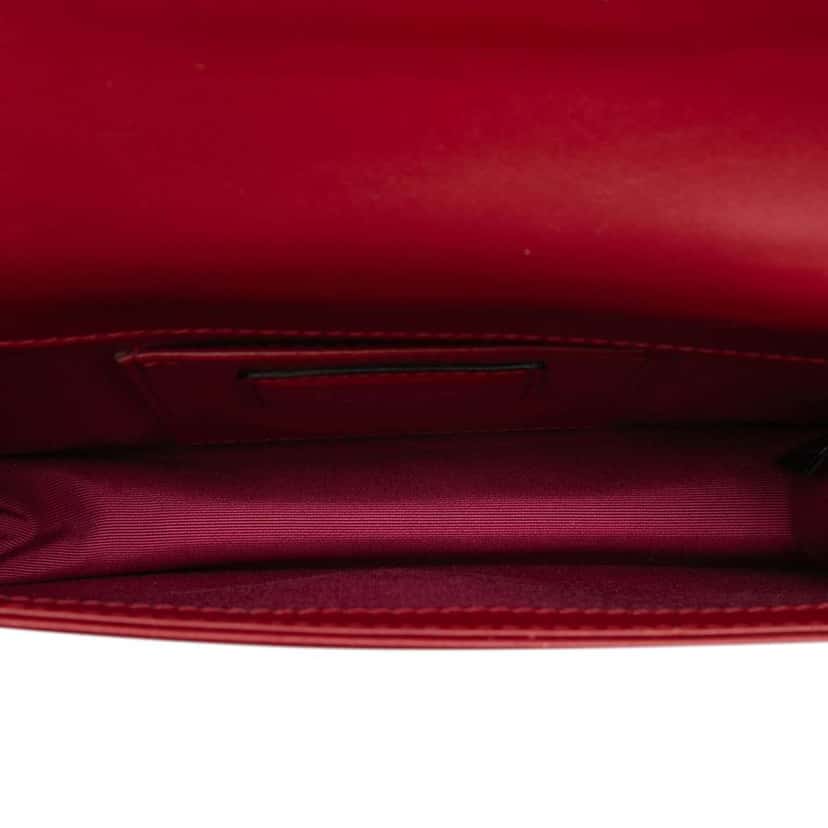 Bvlgari Leather Serpenti Forever Crossbody Red Leather Very good condition - Model View