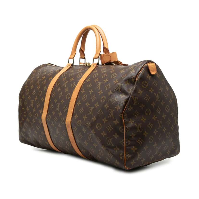 Louis Vuitton Monogram Keepall 55 Brown Very good condition - Back View