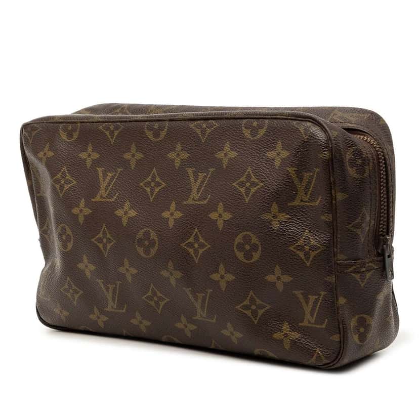 Louis Vuitton Monogram Trousse Toilette 28 Brown Very good condition - Back View