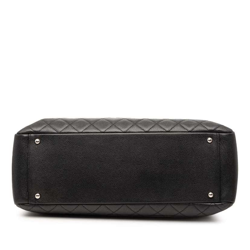 Chanel Caviar Grand Shopping Tote XL Black Leather Very good condition - Inside View