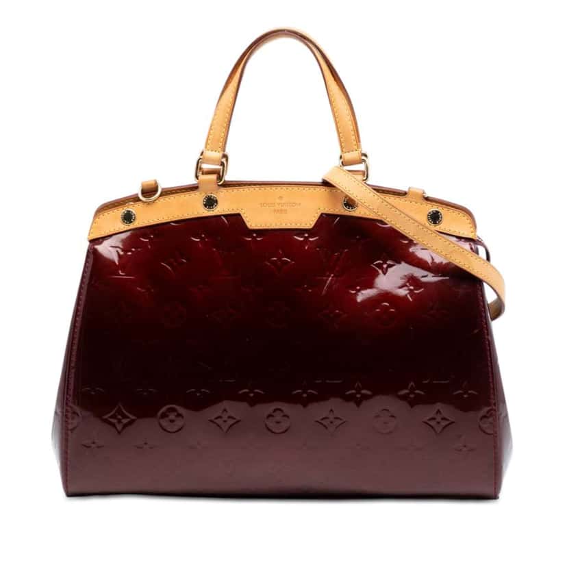 Louis Vuitton Monogram Vernis Brea MM Red Leather Very good condition - Front View