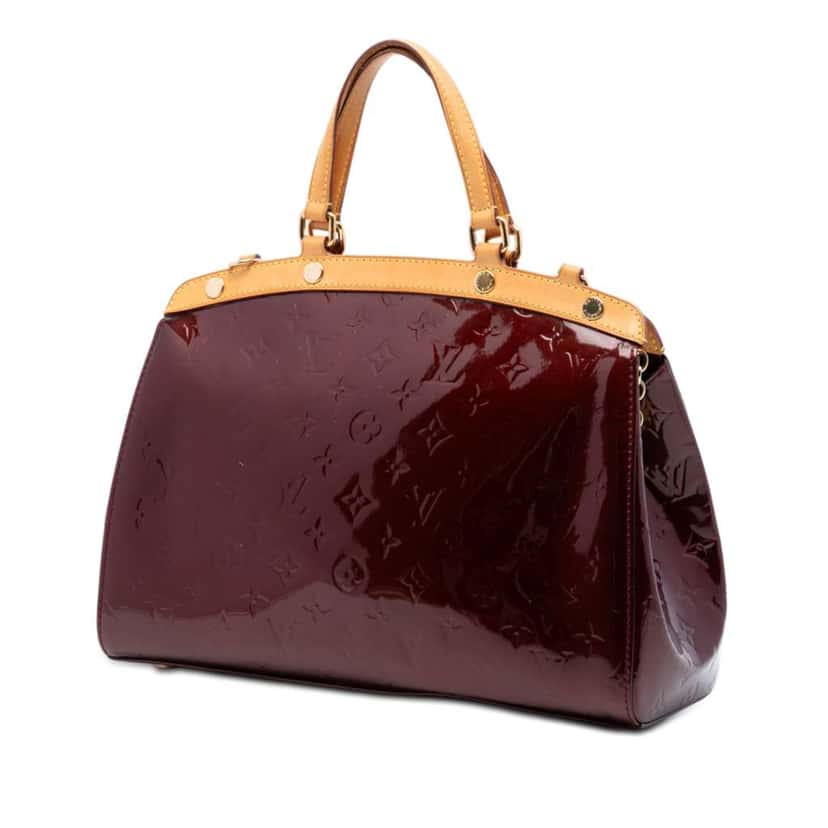 Louis Vuitton Monogram Vernis Brea MM Red Leather Very good condition - Back View