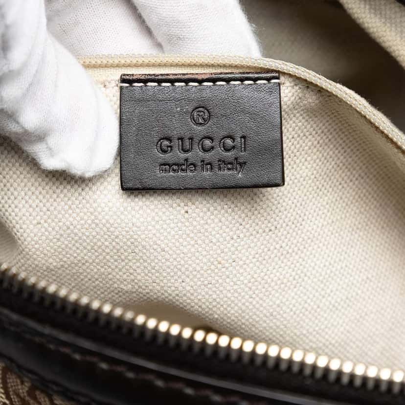 Gucci GG Canvas Sukey Satchel Beige Canvas Very good condition - Box View