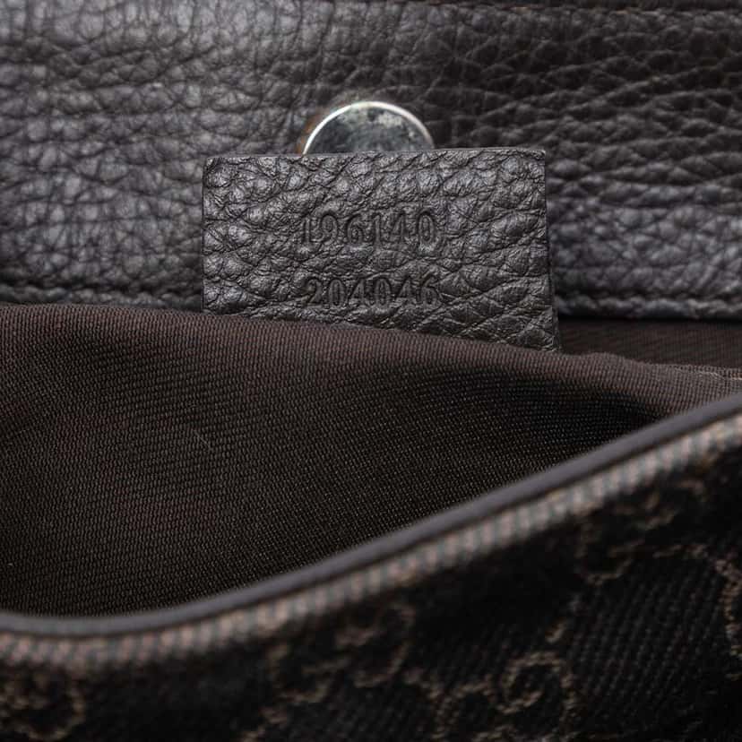 Gucci GG Denim Shoulder Bag Brown Denim Very good condition - Box View