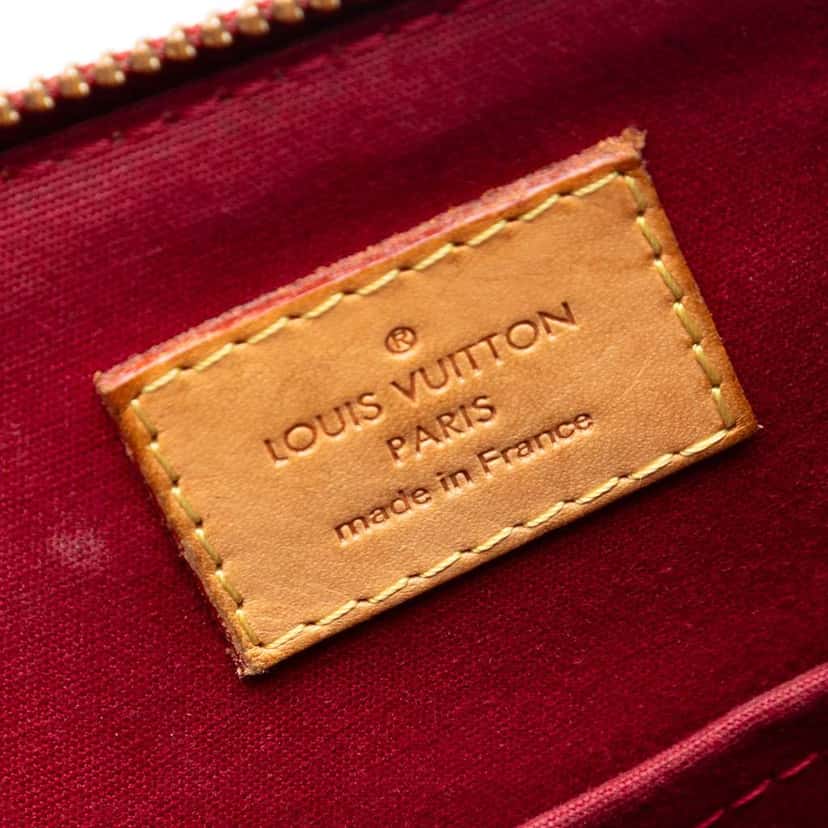 Louis Vuitton Monogram Vernis Bellevue PM Red Leather Very good condition - Box View