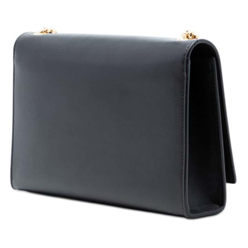 Saint Laurent Medium Lambskin Cloud Star Patchwork Monogram Kate Crossbody Black Leather Very good condition - Back View