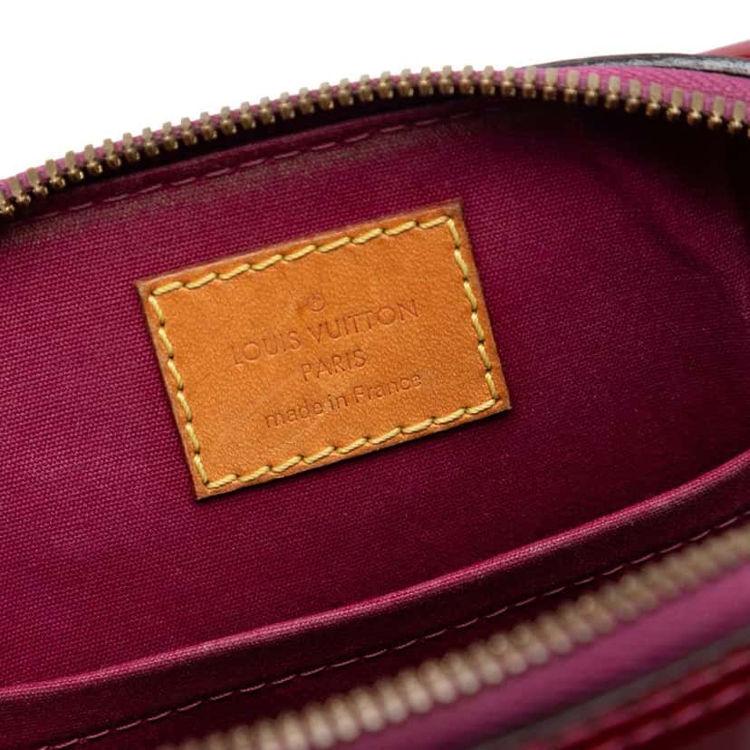 Louis Vuitton Monogram Vernis Alma BB Red Leather Very good condition - Box View