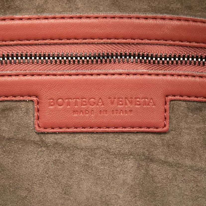 Bottega Veneta Large Nappa Intrecciato Veneta Hobo Red Leather Very good condition - Box View