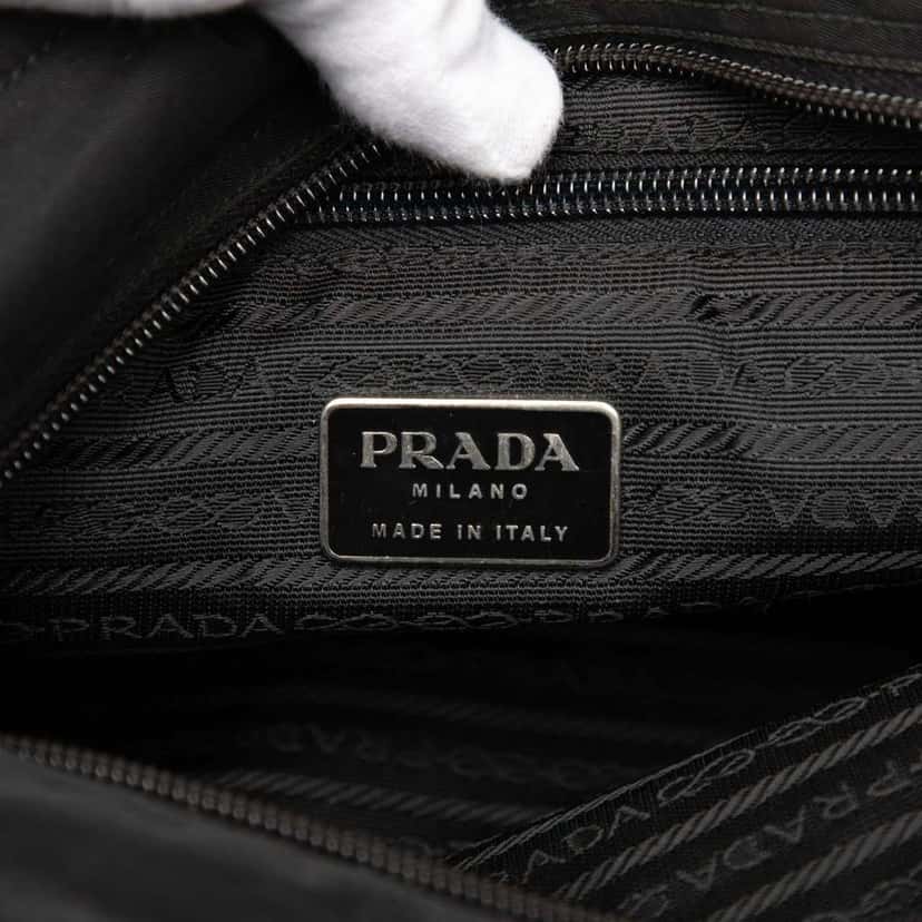 Prada Tessuto Tote Black Very good condition - Box View