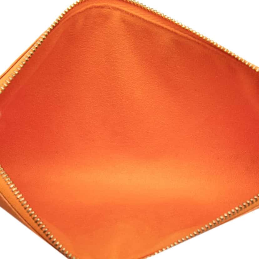 Louis Vuitton Epi Pochette Accessoires Orange Leather Very good condition - Model View