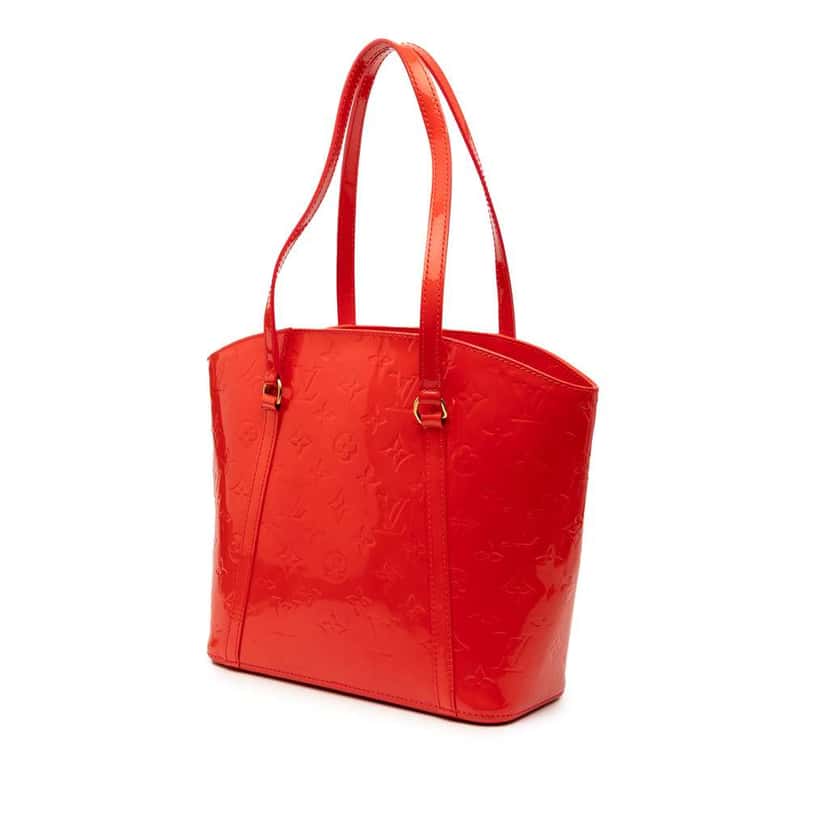 Louis Vuitton Monogram Vernis Avalon MM Red Leather Very good condition - Back View