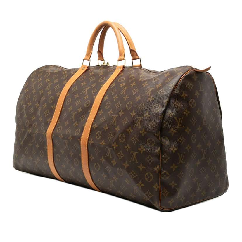Louis Vuitton Monogram Keepall 60 Brown Very good condition - Back View
