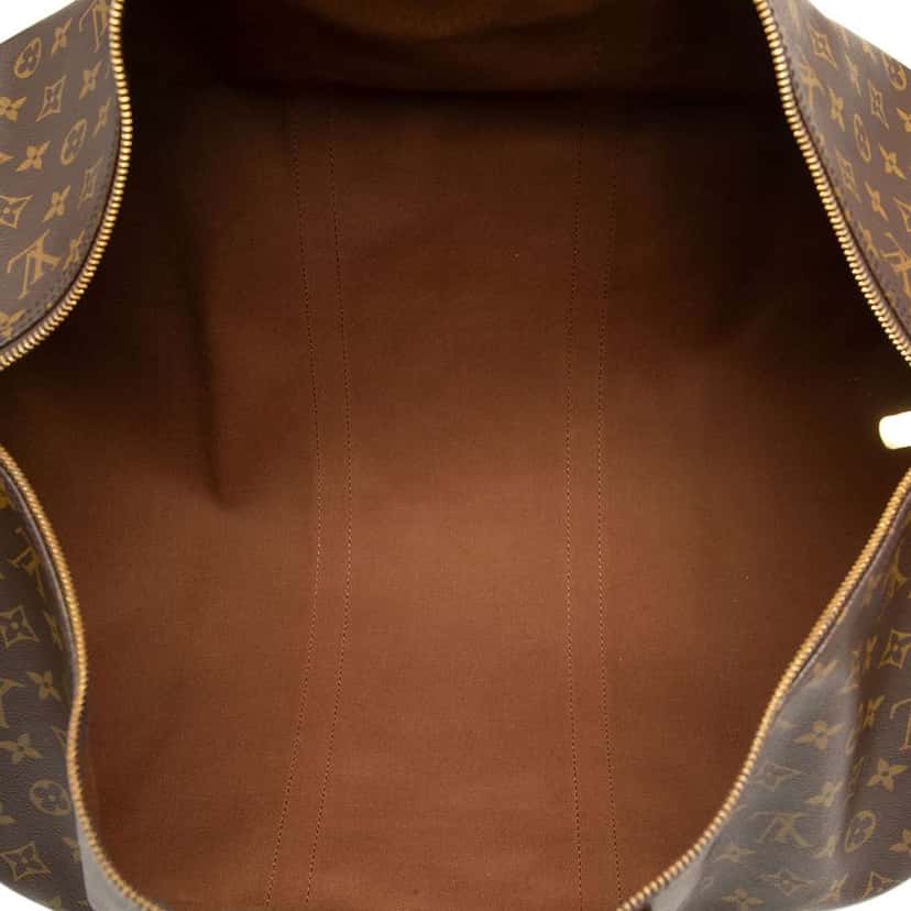 Louis Vuitton Monogram Keepall 60 Brown Very good condition - Model View