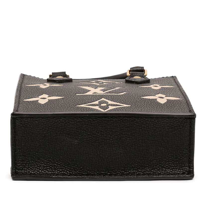Louis Vuitton Bicolor Monogram Empreinte Petit Sac Plat Black Leather Very good condition - Inside View