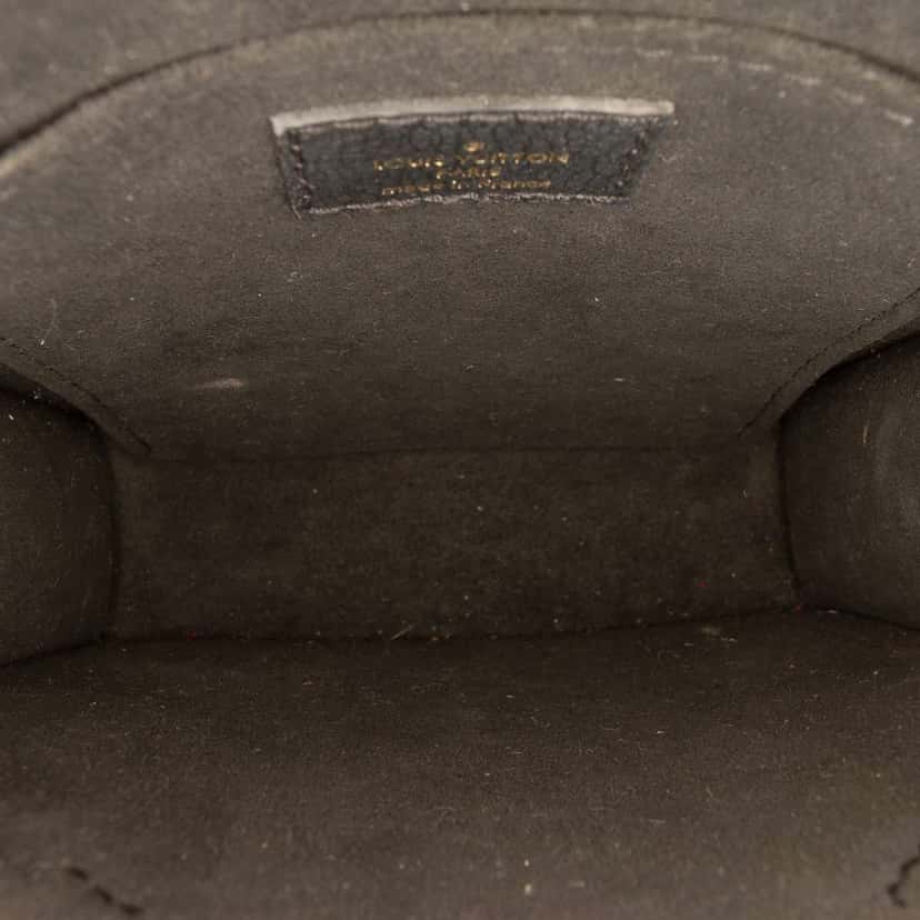 Louis Vuitton Bicolor Monogram Empreinte Petit Sac Plat Black Leather Very good condition - Model View