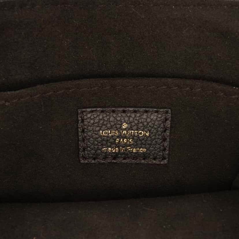 Louis Vuitton Bicolor Monogram Empreinte Petit Sac Plat Black Leather Very good condition - Box View