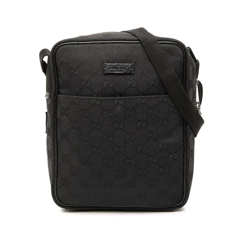 Gucci GG Canvas Crossbody Black Canvas Very good condition - Front View