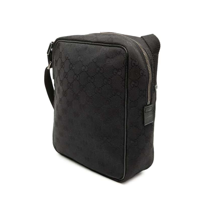 Gucci GG Canvas Crossbody Black Canvas Very good condition - Back View