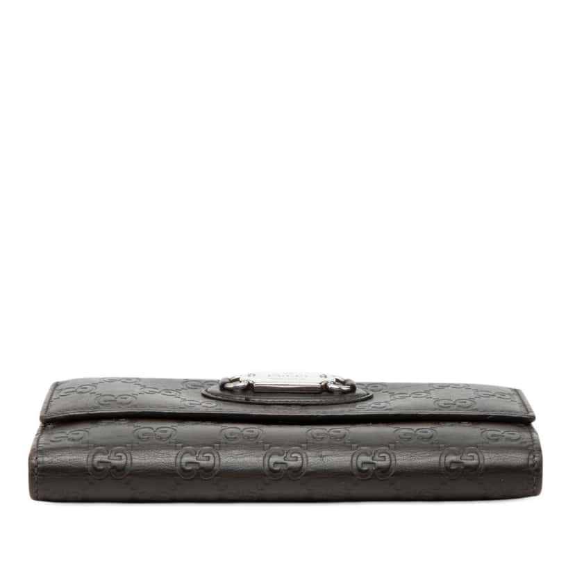 Gucci Guccissima Continental Long Wallet Brown Leather Very good condition - Inside View