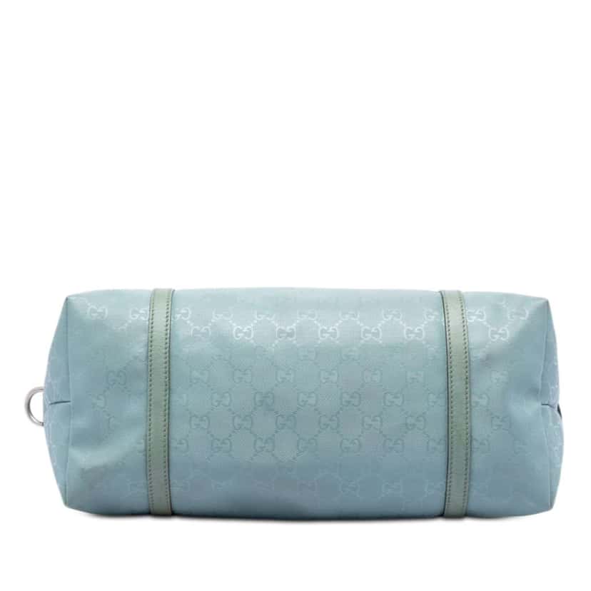 Gucci Medium GG Imprime Joy Tote Blue Canvas Very good condition - Inside View