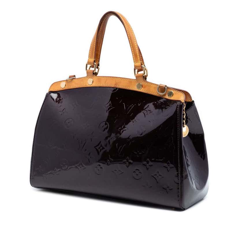 Louis Vuitton Monogram Vernis Brea MM Purple Leather Very good condition - Back View